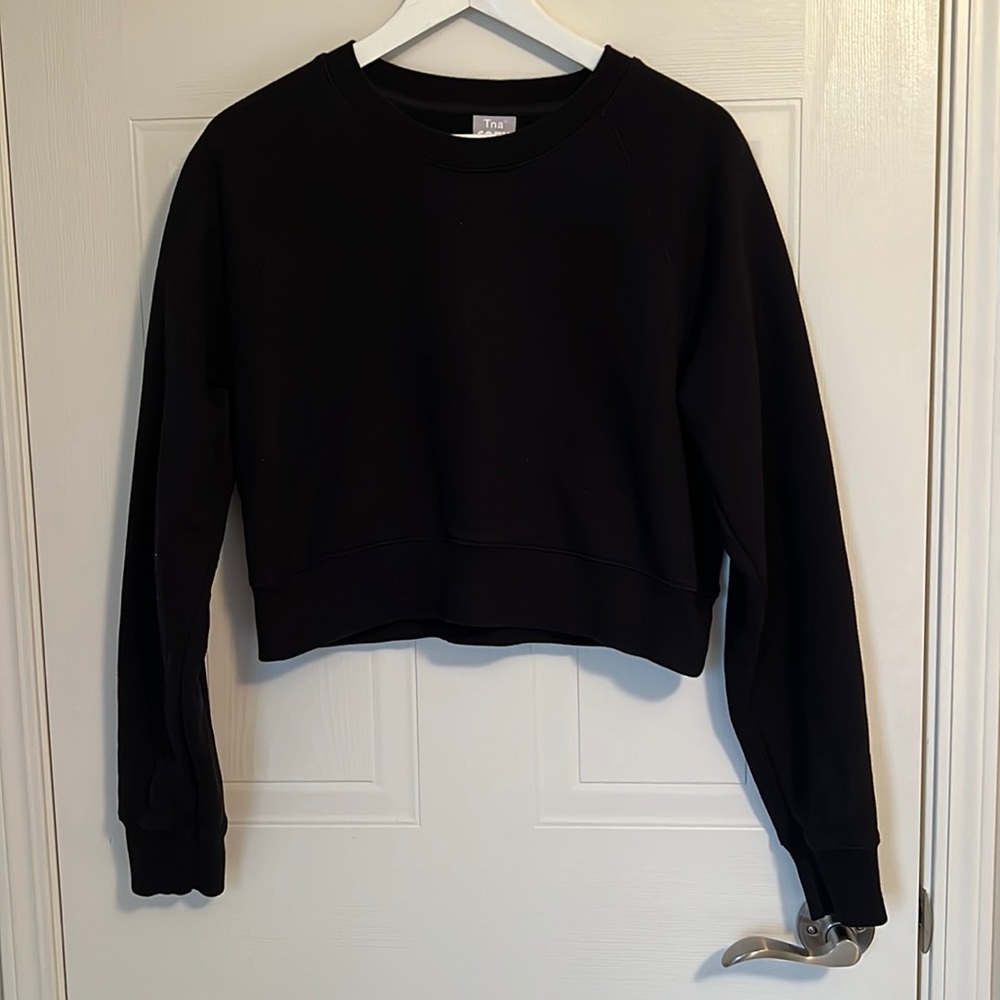 TNA - Cozy Fleece Perfect Raglan Sweatshirt